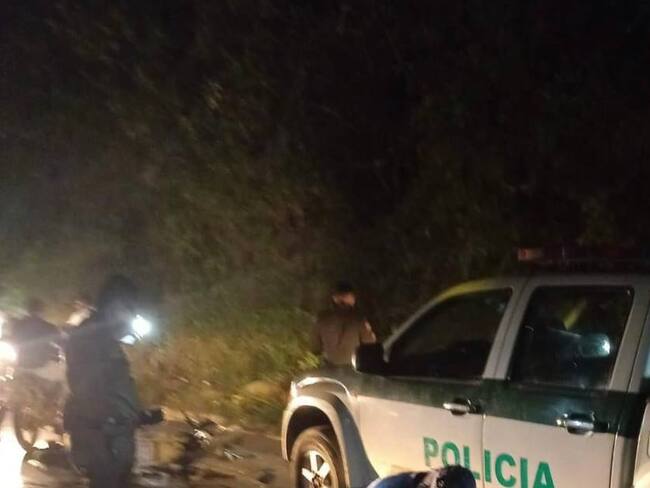 Nuevo accidente de tránsito en Marmato. Crédito: Bomberos Marmato, Caldas.