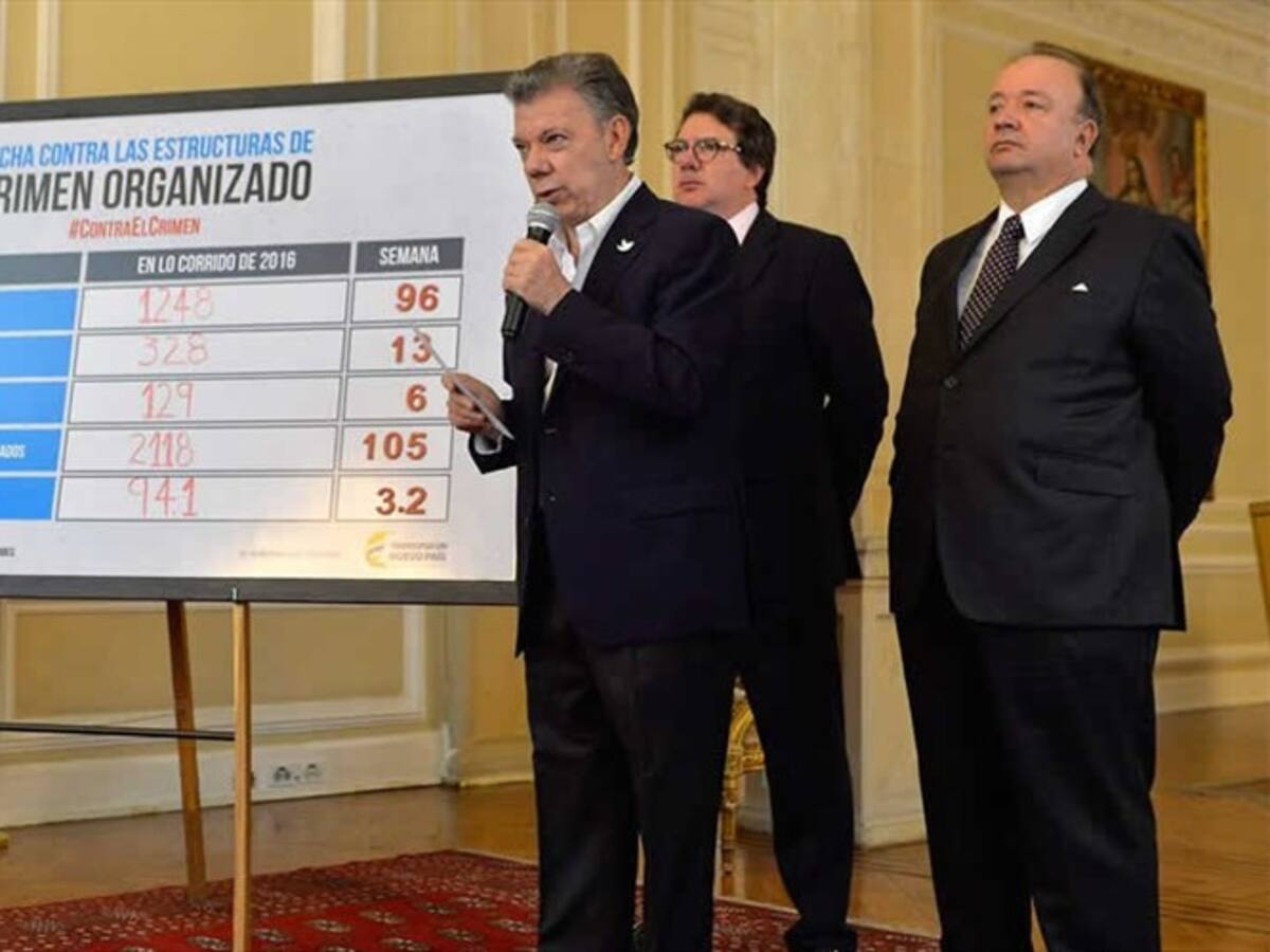 En última semana autoridades ubicaron a 96 miembros de Bacrim