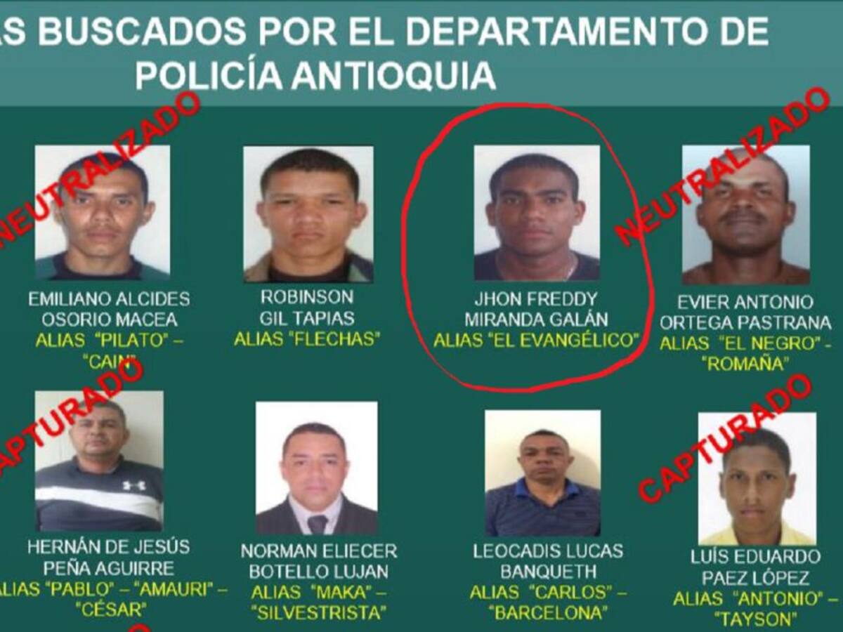 Se entregó alias Evangélico, segundo al mando de Los Caparros en Bajo Cauca