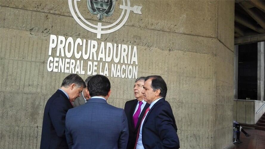 Los representantes de la campaña por el 'No' en el plebiscito, del Centro Democrático, pidieron una vigilancia especial a la Procuraduría. Foto: La W/ Ana María Cuesta.