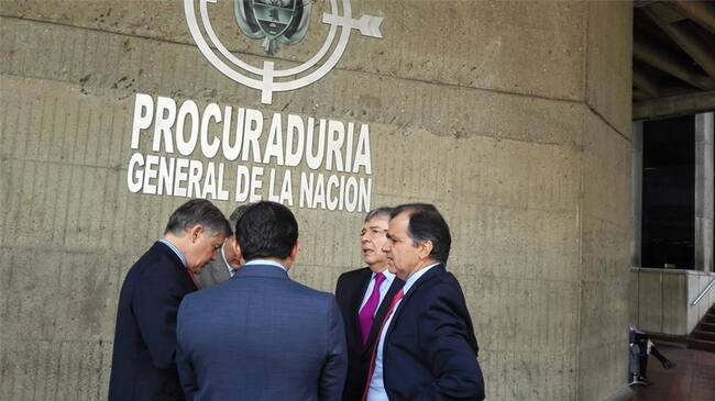 Los representantes de la campaña por el 'No' en el plebiscito, del Centro Democrático, pidieron una vigilancia especial a la Procuraduría. Foto: La W/ Ana María Cuesta.
