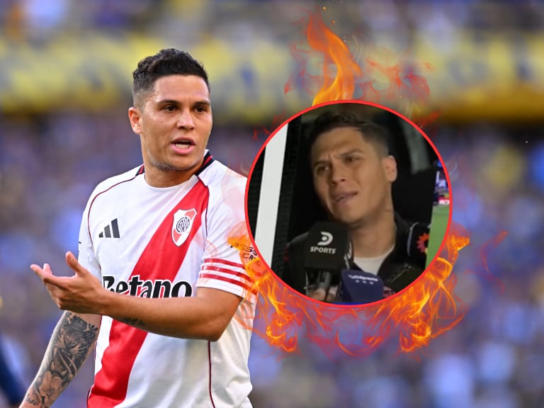 Juanfer Quintero, de frente contra periodista argentino: “Cuando quedemos campeones, no digas nada”
