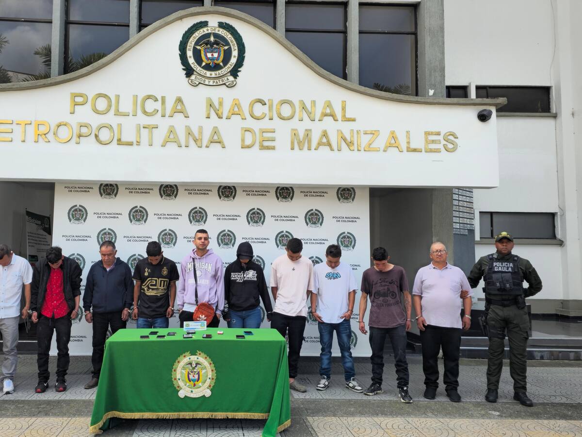 Capturan a 12 personas dedicadas e extorsionar en límites entre Caldas y Tolima