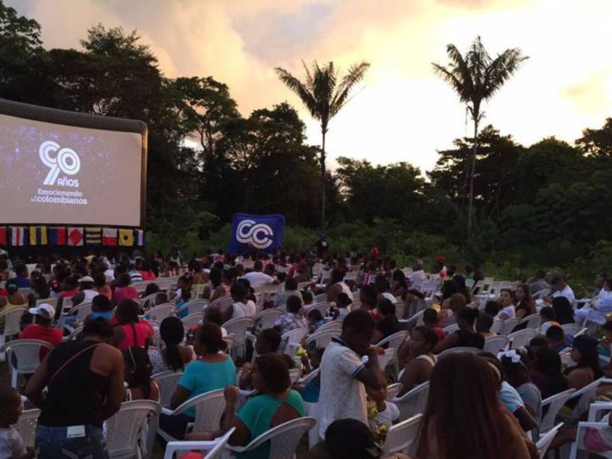 Zona insular de Cartagena recibió la ruta 90 de Cine Colombia