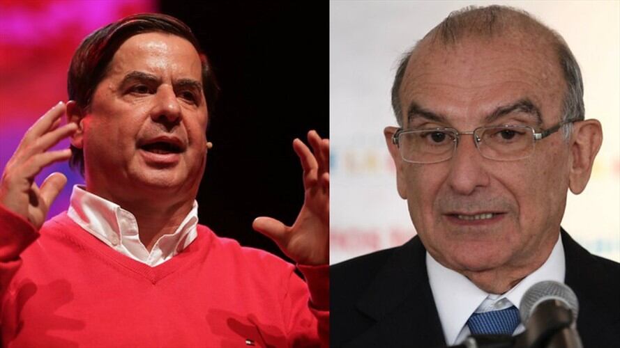 Juan Fernando Cristo y Humberto de La Calle. Foto: Colprensa