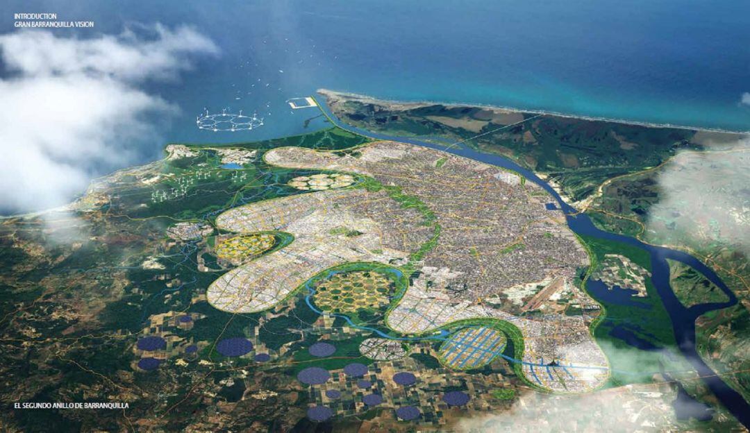 Render de la Barranquilla del 'futuro'