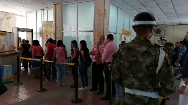 Controles en el ingreso a la alcaldía de Cúcuta