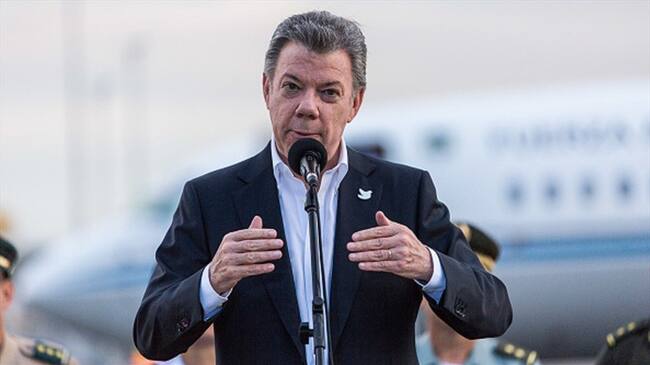 Juan Manuel Santos, presidente de Colombia. Foto: Colprensa