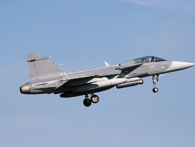 SAAB Gripen jet fighter - Getty images