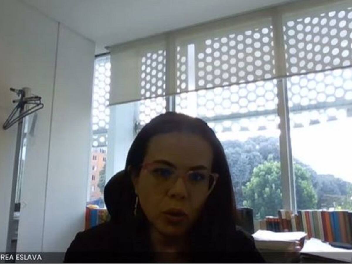 Prende el ventilador Kelly Eslava, expareja del exmagistrado Vargas