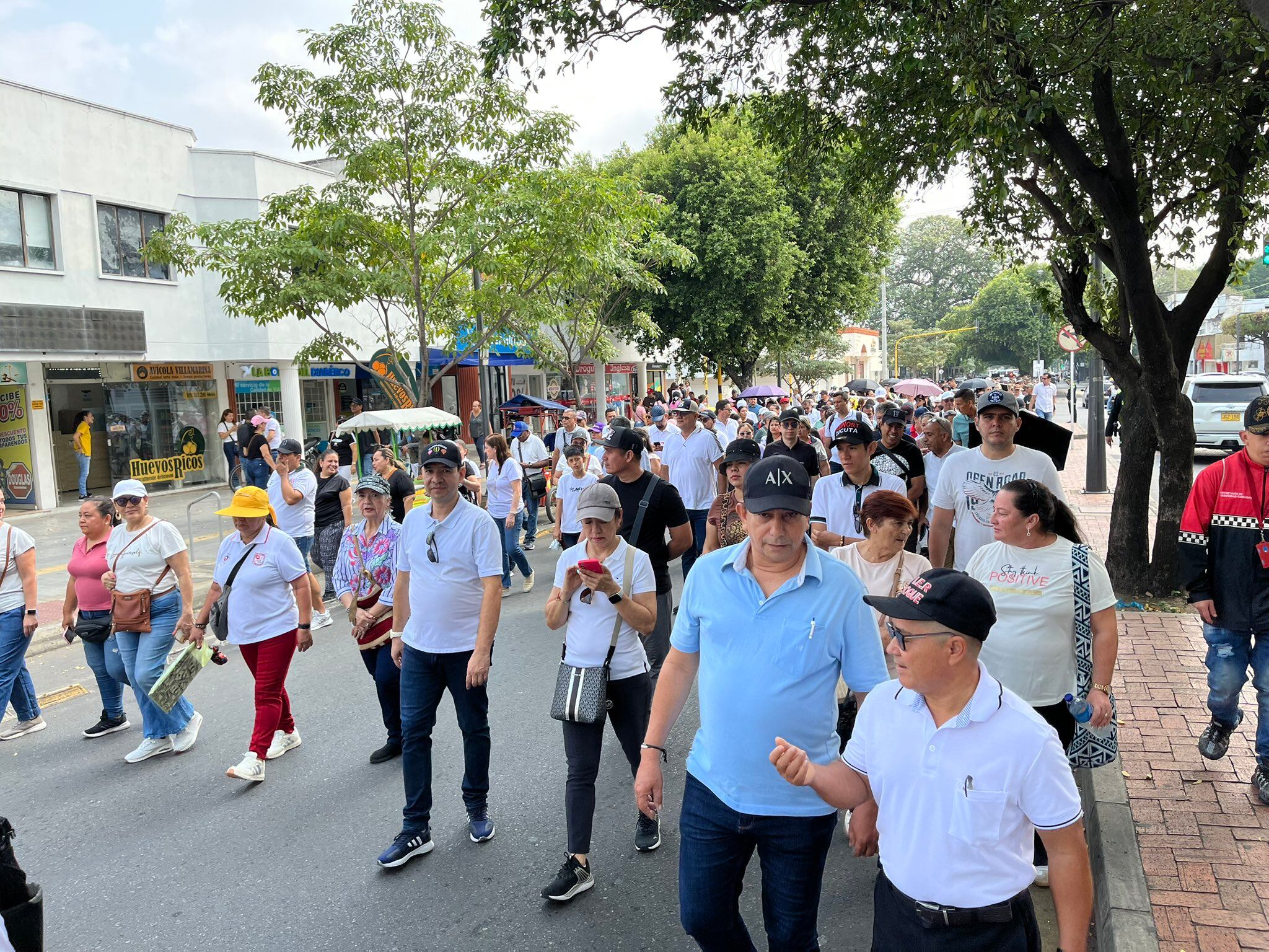 Docentes marcharon en Cúcuta, haciéndole exigencias al gobierno nacional. / Foto: Caracol Radio Cúcuta.