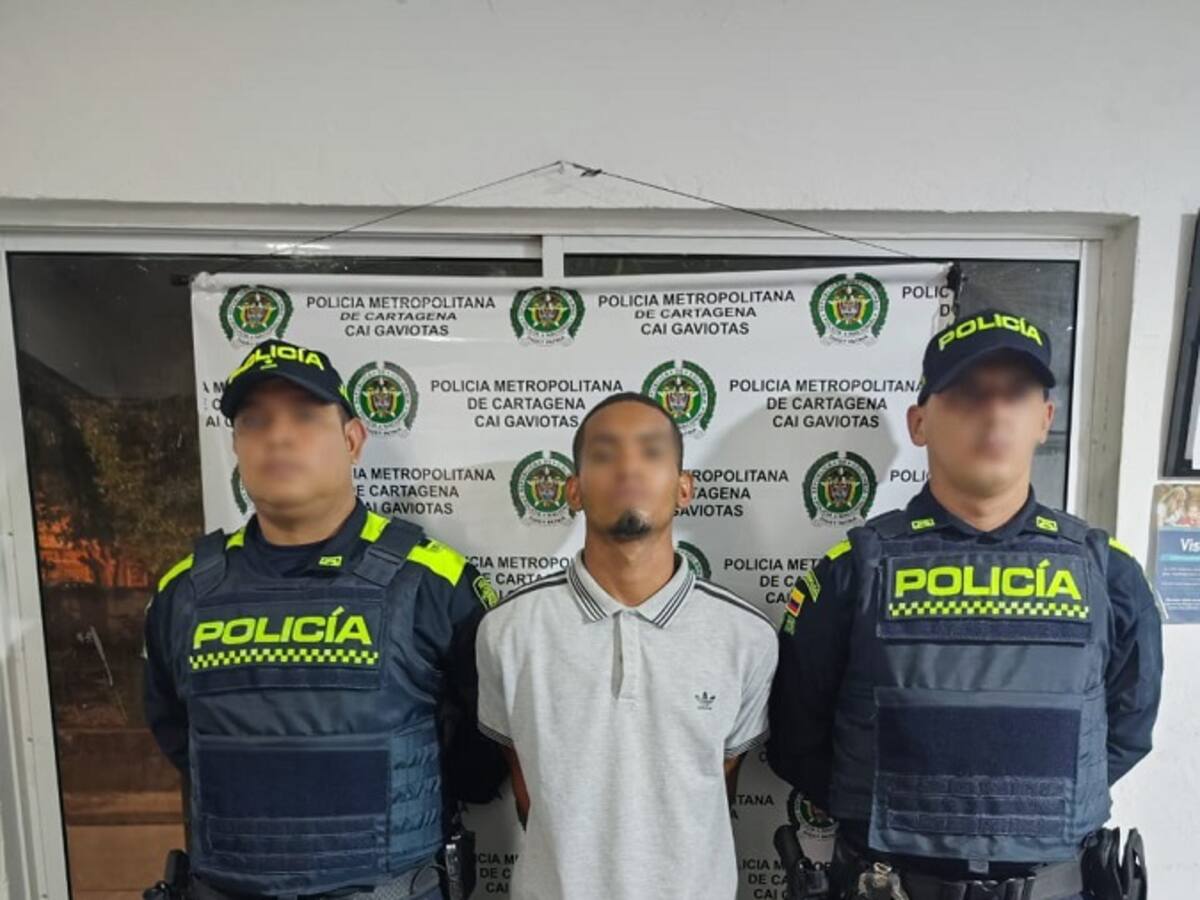 Cayó ‘El Jaider’ por herir con arma de fuego a un hombre en Cartagena