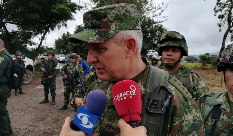 General Alberto José Mejía Ferrero comandante de las Fuerzas Militares en Colombia