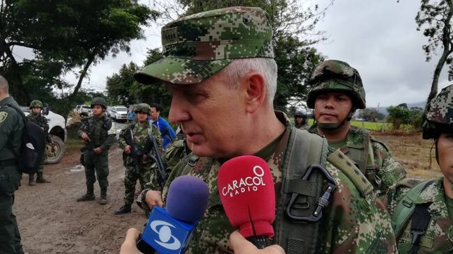 General Alberto José Mejía Ferrero comandante de las Fuerzas Militares en Colombia
