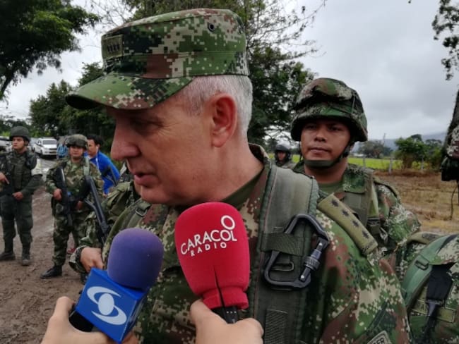 General Alberto José Mejía Ferrero comandante de las Fuerzas Militares en Colombia
