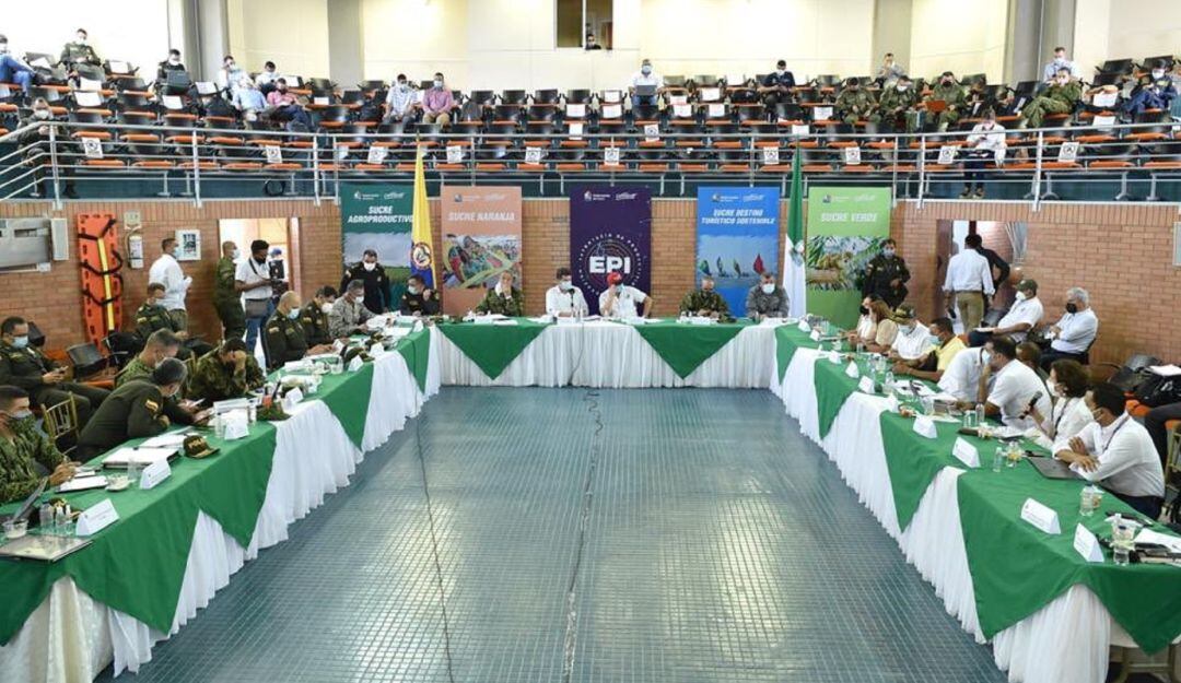Consejo de seguridad en Sincelejo, Sucre. Más de 40 hombres del Gaula Élite de la Armada combatirán la extorsión en Bolívar, Córdoba y Sucre.