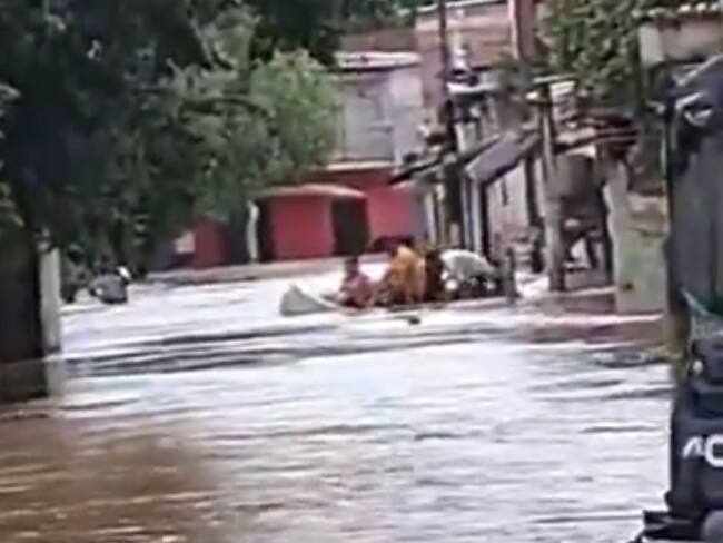 Emergencia por lluvias en Tibú. / Foto: Cortesía.