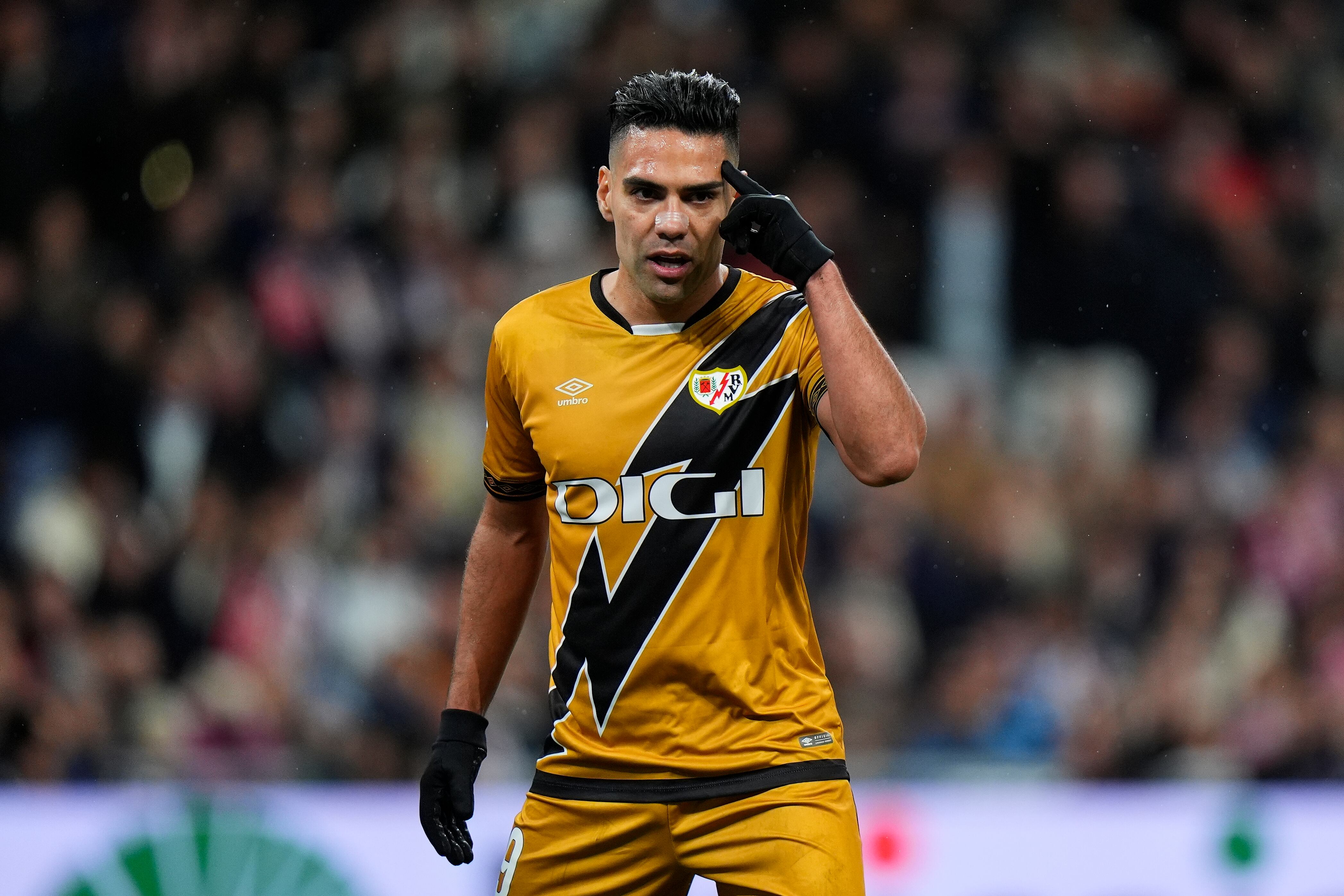 Falcao / Rayo Vallecano 05, 2023 in Madrid, Spain. (Photo by Diego Souto/Quality Sport Images/Getty Images)