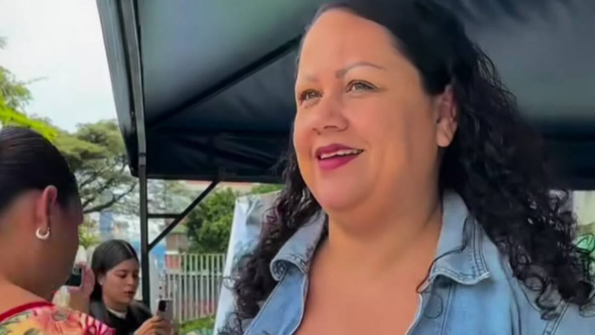 La gestora de participación ciudadana e integrante de la patrulla púrpura, Aida Peña