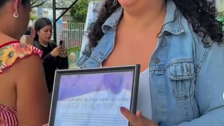 La gestora de participación ciudadana e integrante de la patrulla púrpura, Aida Peña