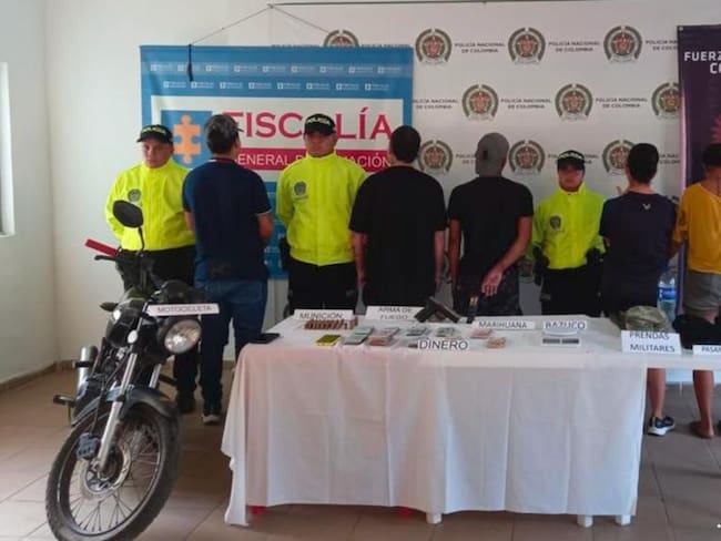 Los capturados fueron enviados a prisión