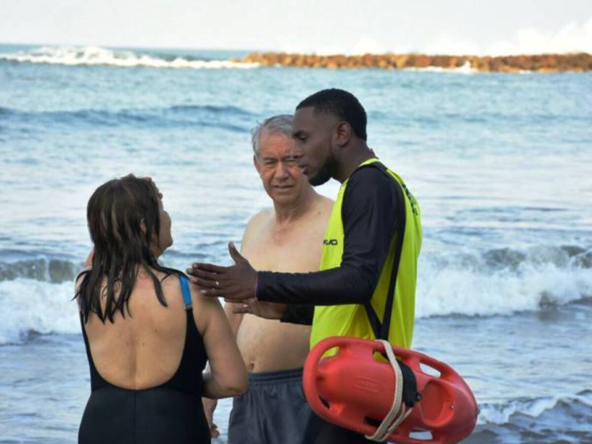 30 personas rescatadas en las playas de Cartagena el domingo de Ramos