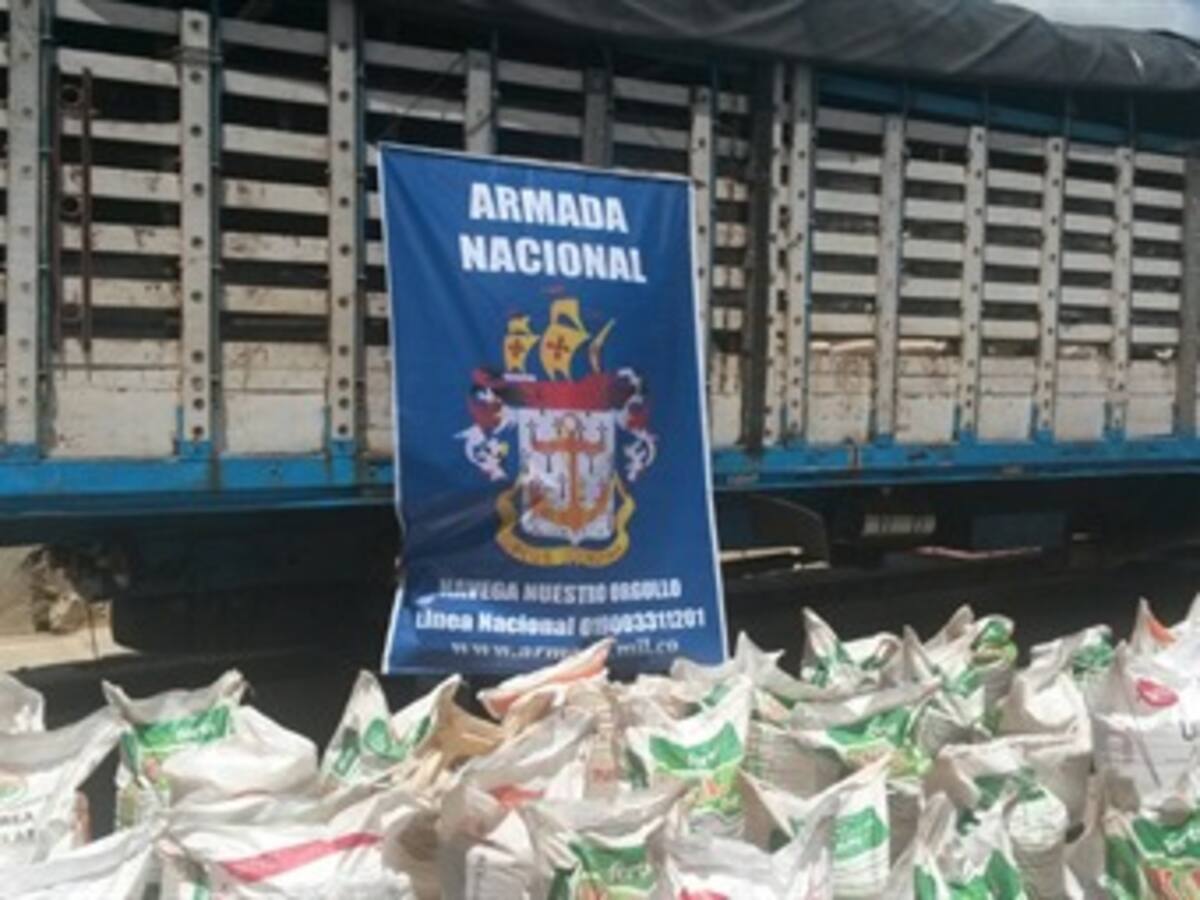 Armada incauta más de 14 toneladas de insumos para alcaloides en Bolívar