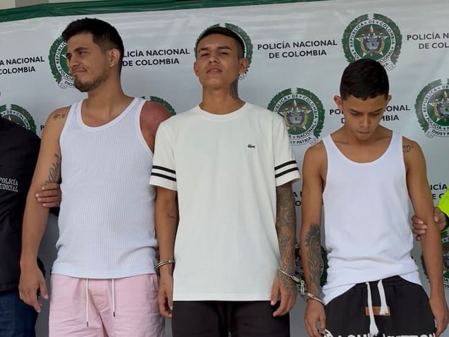Capturados delincuentes que hurtaban en manada en Cúcuta. / Foto: Jenny Márquez.