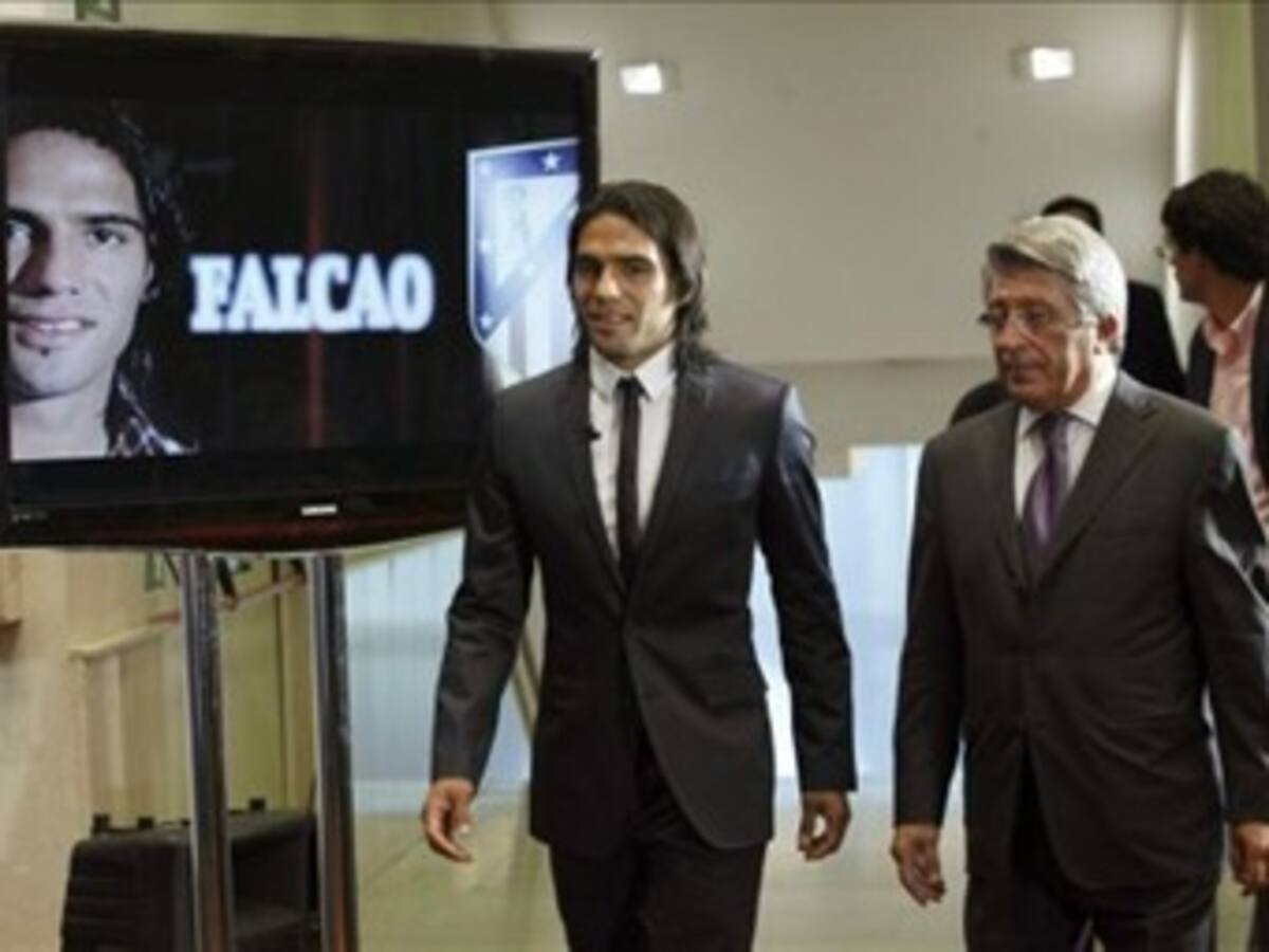 Presidente del Atlético de Madrid ratifica que Falcao seguirá en el club