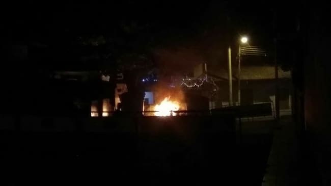 Atentado contra estación de policía en El Carmen deja un menor herido . Foto: Cortesía Luis Gutiérrez