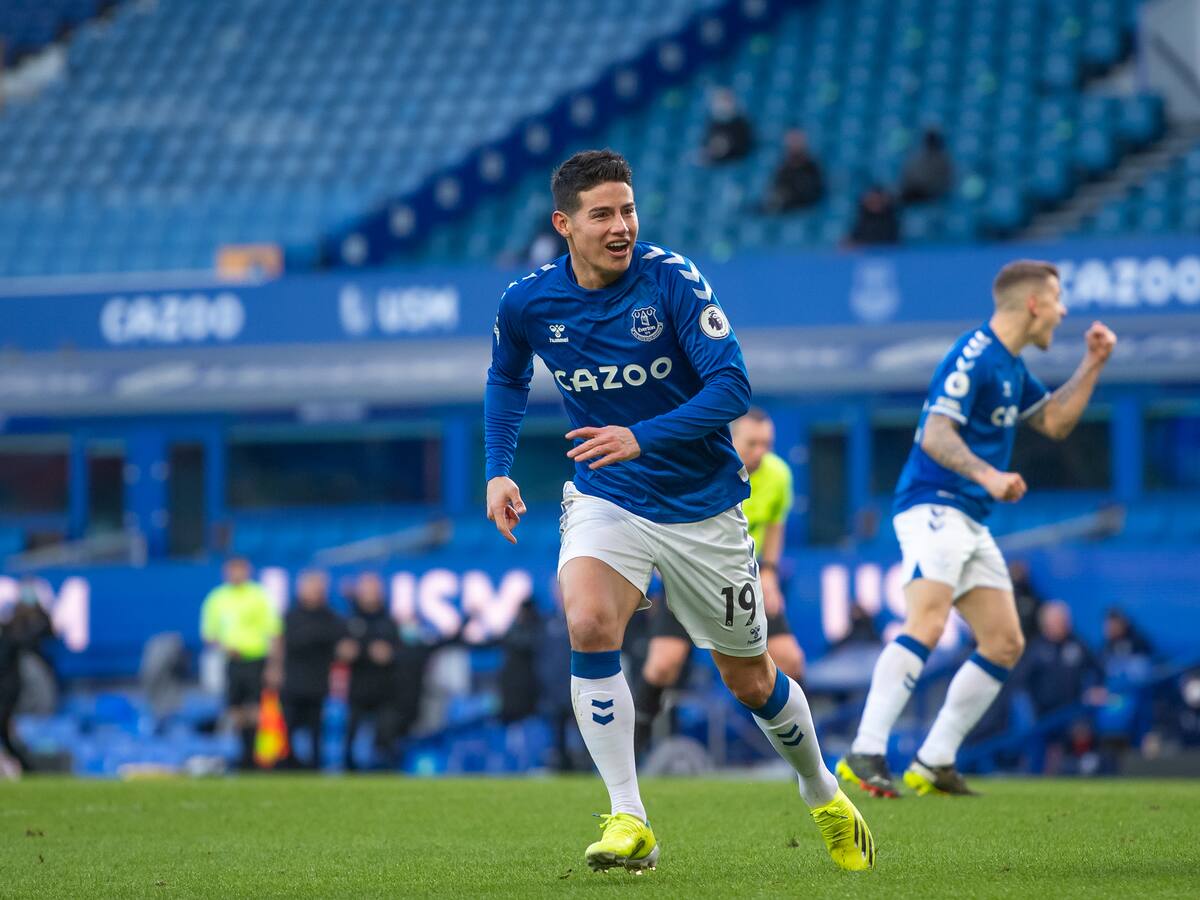 Hinchas del Everton piden por el regreso de James Rodríguez