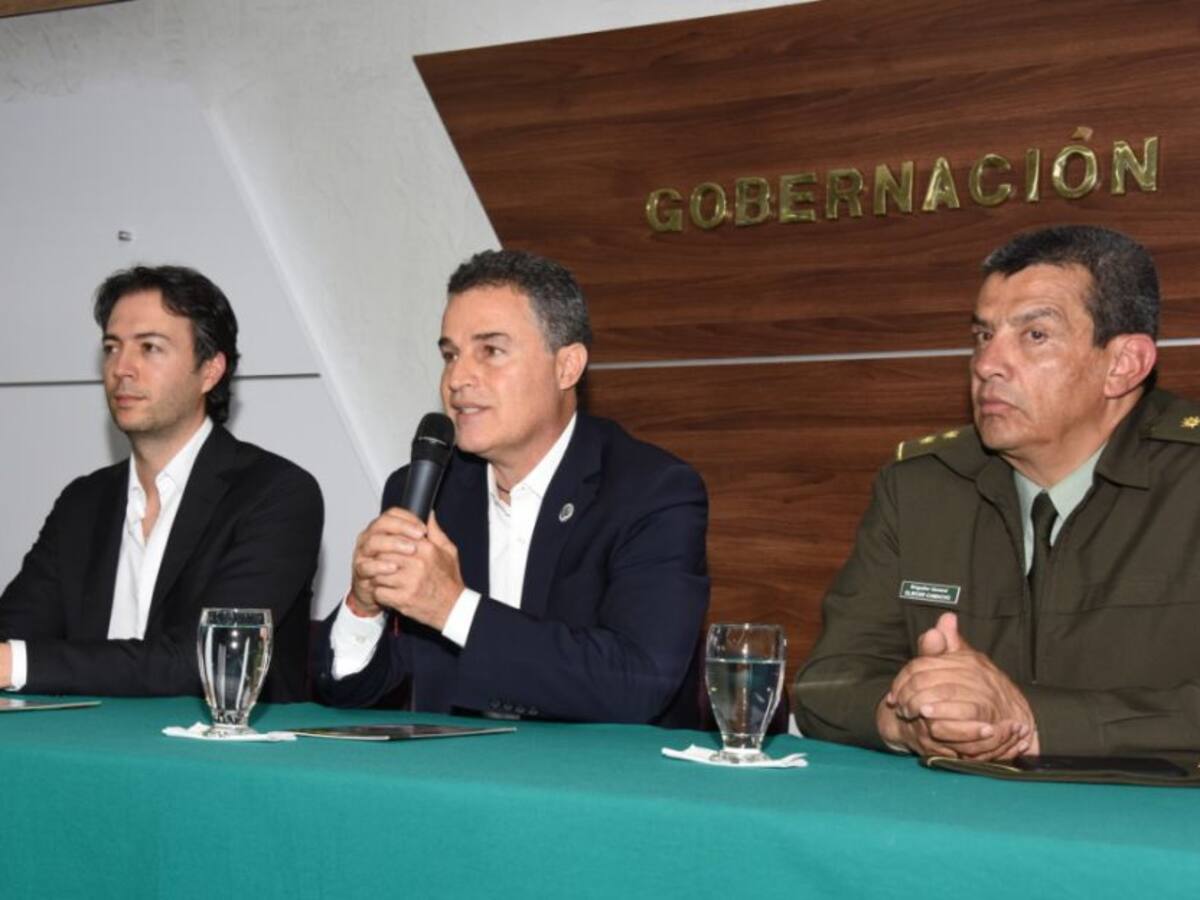 Aníbal Gaviria anunció un Plan Integral de Seguridad y Convivencia