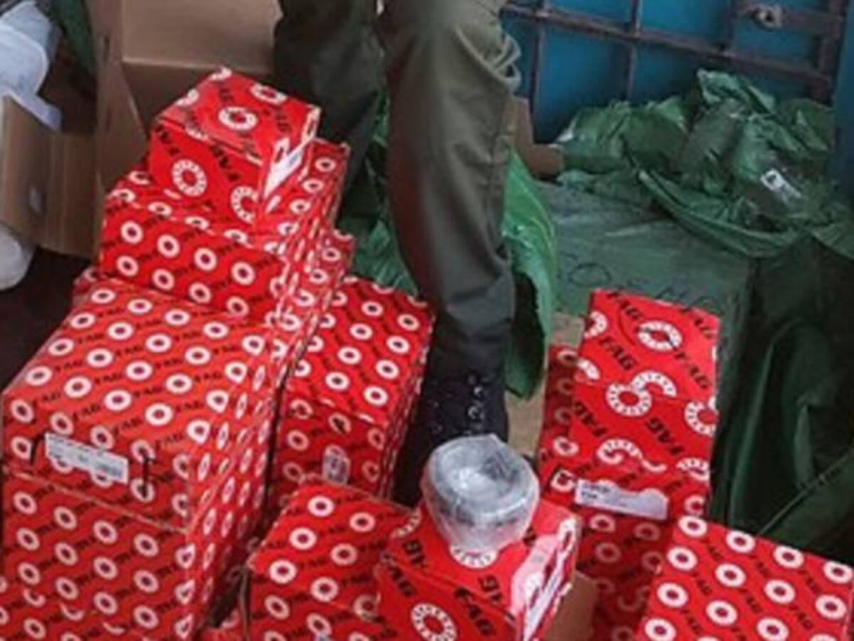 En Bogotá ubican gigantesco depósito de autopartes de contrabando