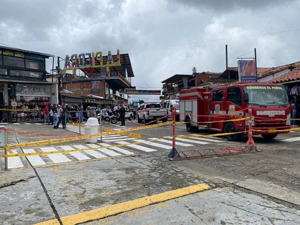 Policía cerró temporalmente el ingreso a la Piedra del Peño luego de la emergencia