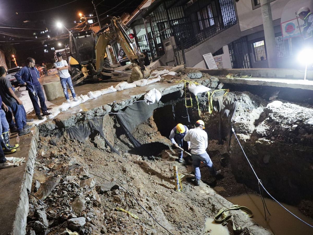 Nuevo daño en la tubería del Acueducto complementario generó temor en el barrio Libertador