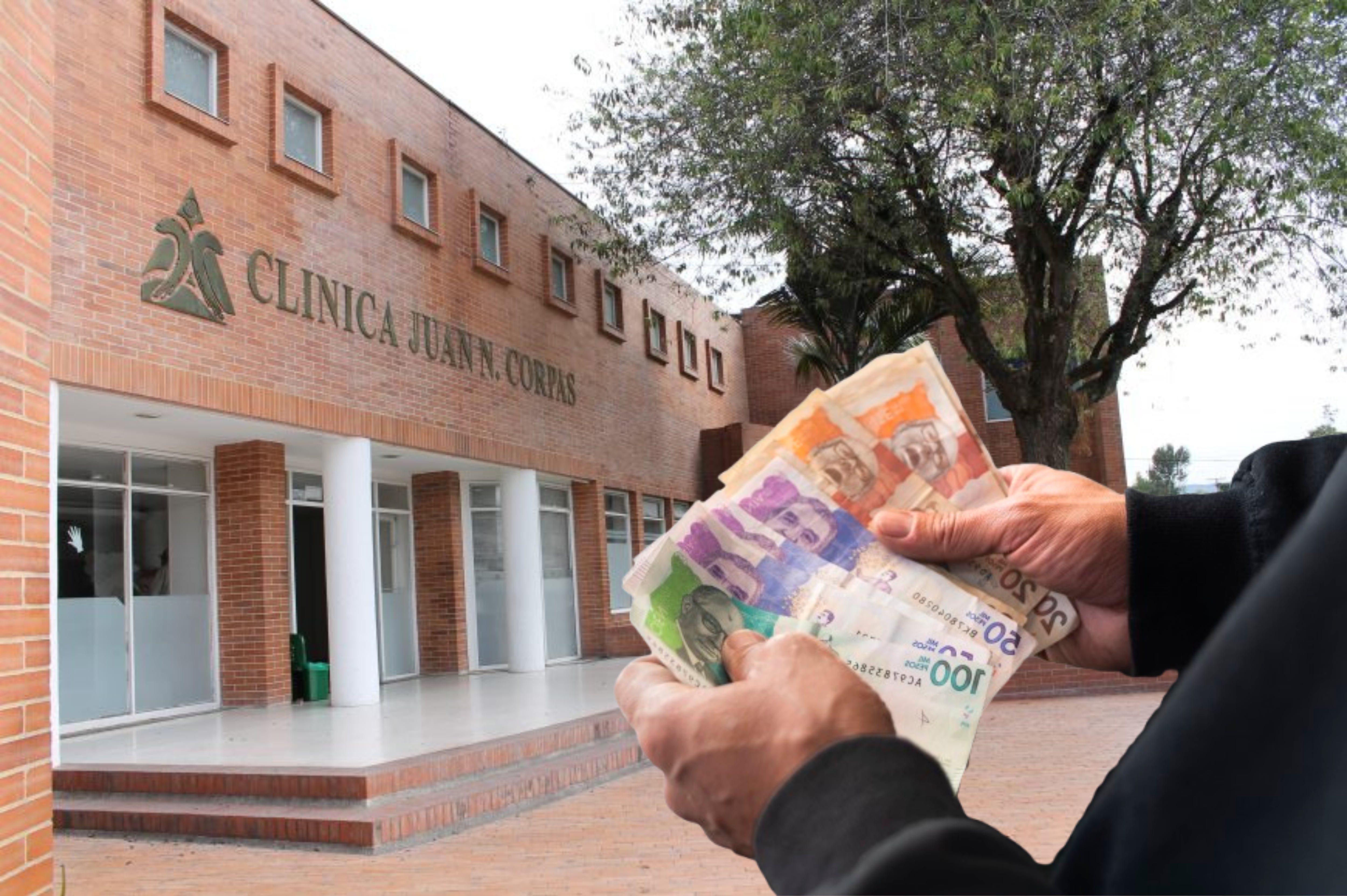 Imagen de referencia. Clínica Juan N. Corpas: Pagina Web / Dinero colombiano: Getty Images.