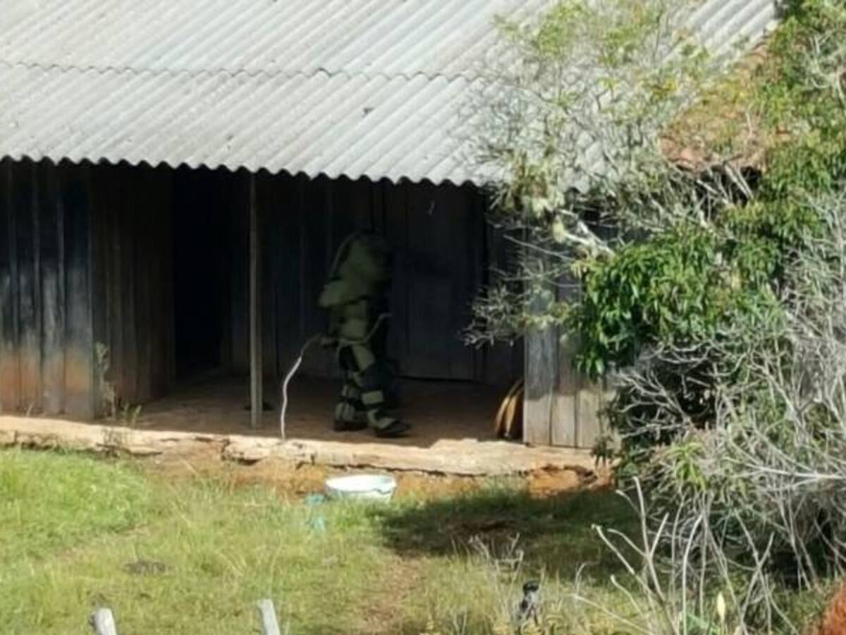 Desactivan casa bomba del Eln en el Cauca