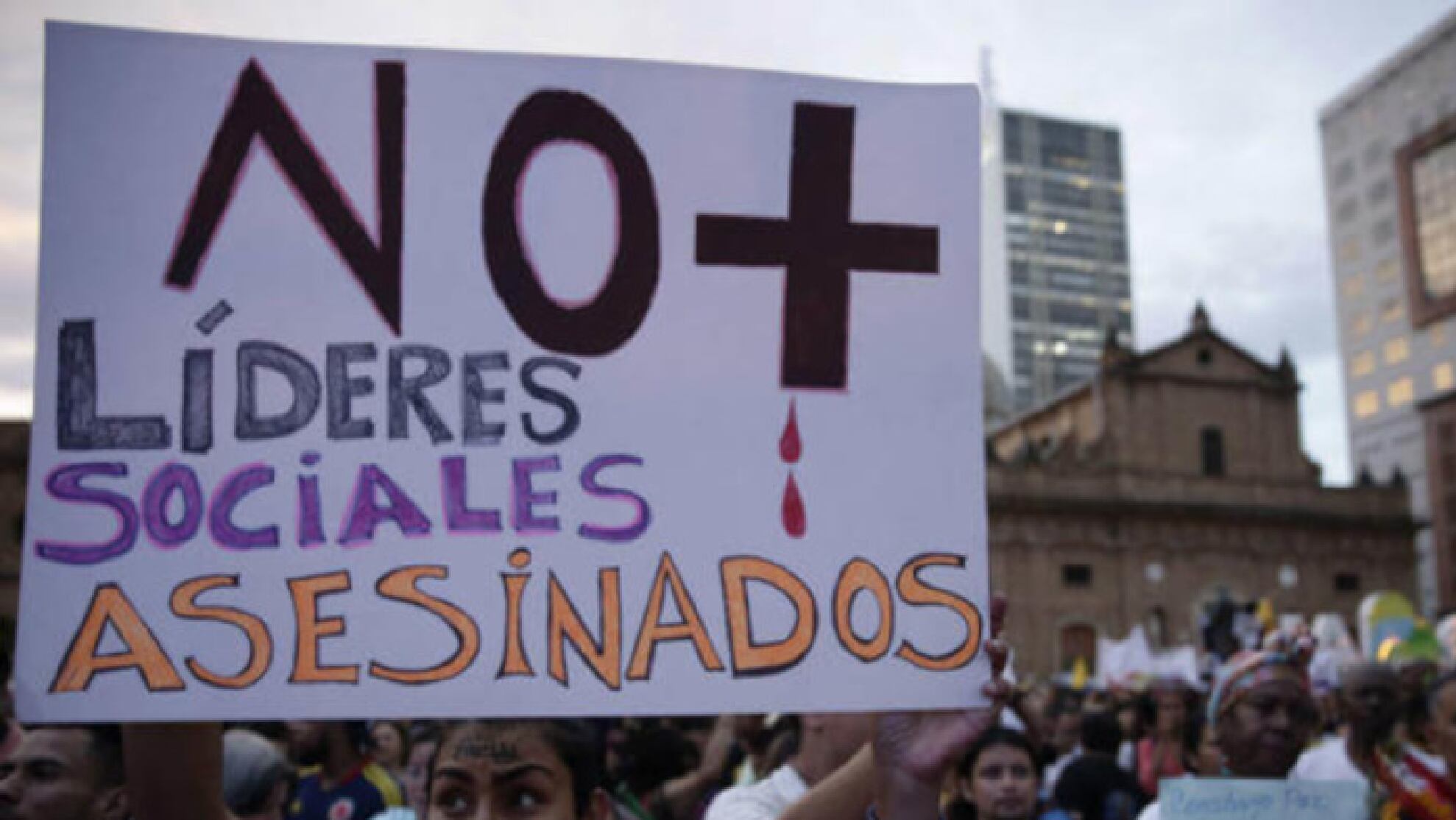 Rechazo a asesinatos de líderes sociales.