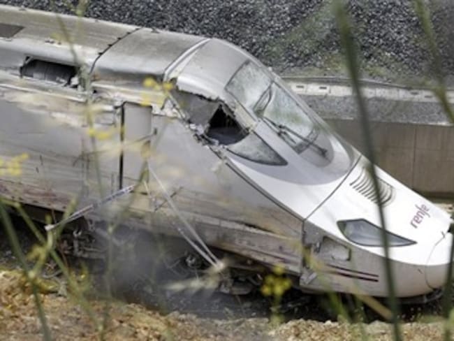Accidente de tren es una de las peores tragedias presentadas en España