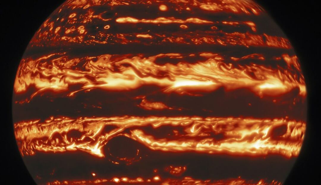 Impactantes fotos muestran extraordinarios colores en Júpiter