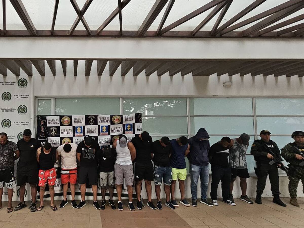 Cayeron 20 presuntos delincuentes al servicio del Clan del Golfo en Bolívar y el Caribe