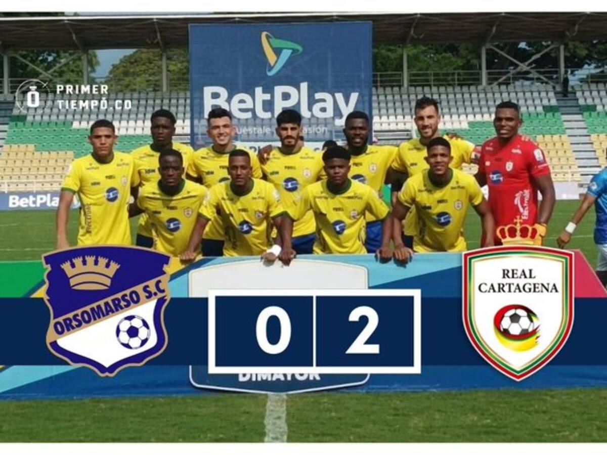 Real Cartagena en gran momento: superó a Orsomarso de visitante