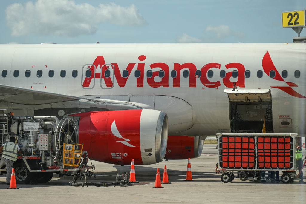 Avianca. (Photo by Artur Widak/NurPhoto via Getty Images)