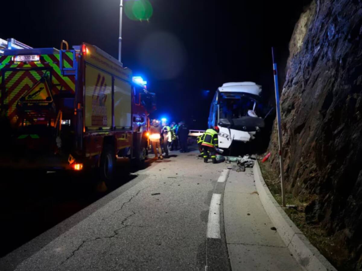 Accidente de bus en Francia deja 2 muertos y 32 colombianos heridos
