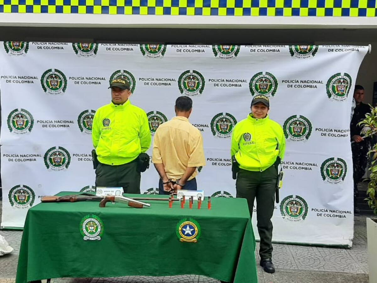 Capturan a un hombre que intimidaba a los habitantes de la Vereda Las Guacas