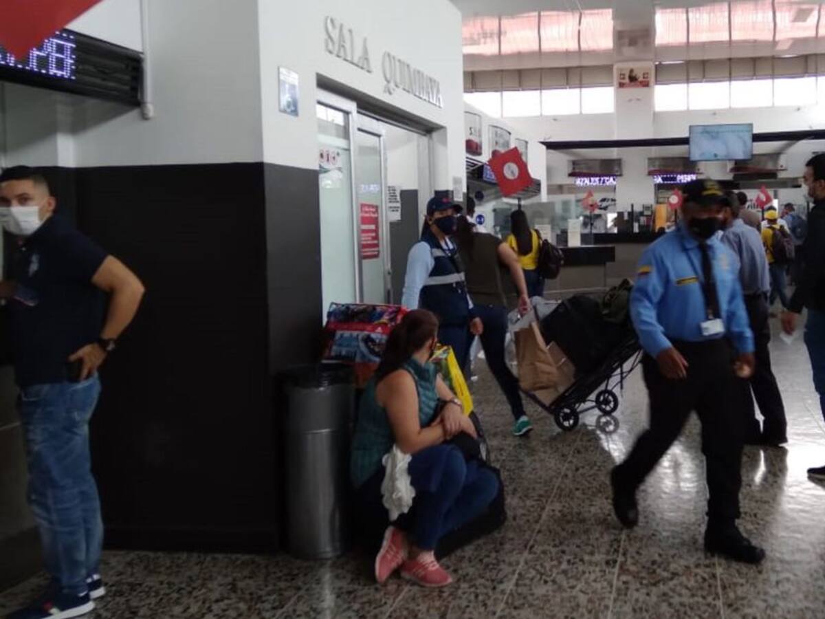 Terminal de Transportes de Armenia se reactiva cumpliendo con protocolos