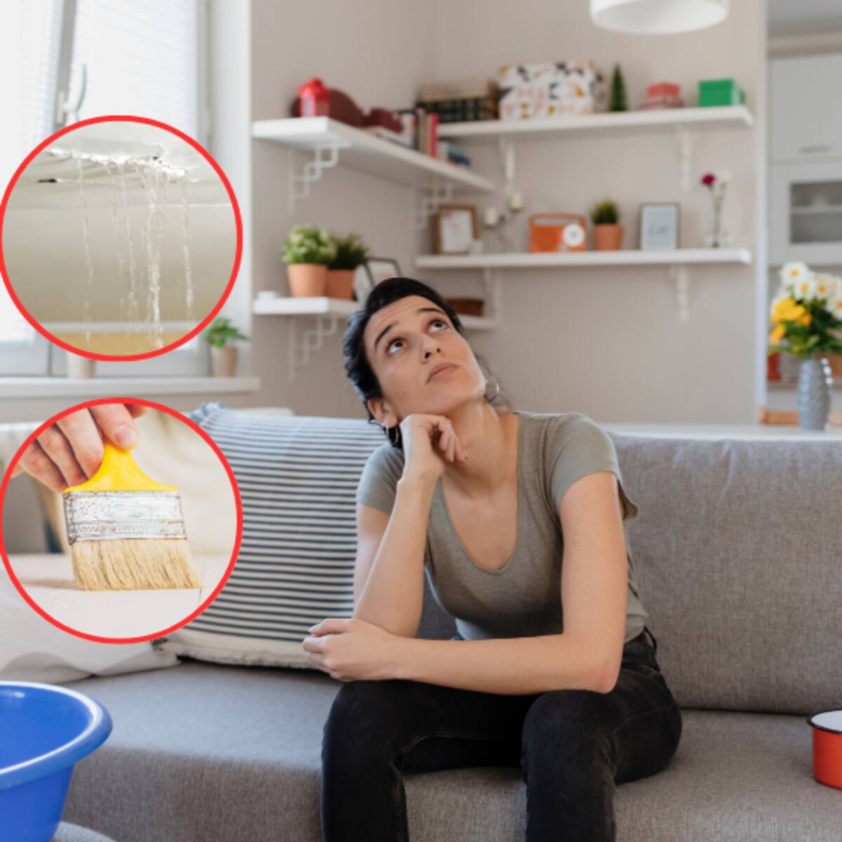 Truco para evitar que se filtre el agua por el techo de una vivienda