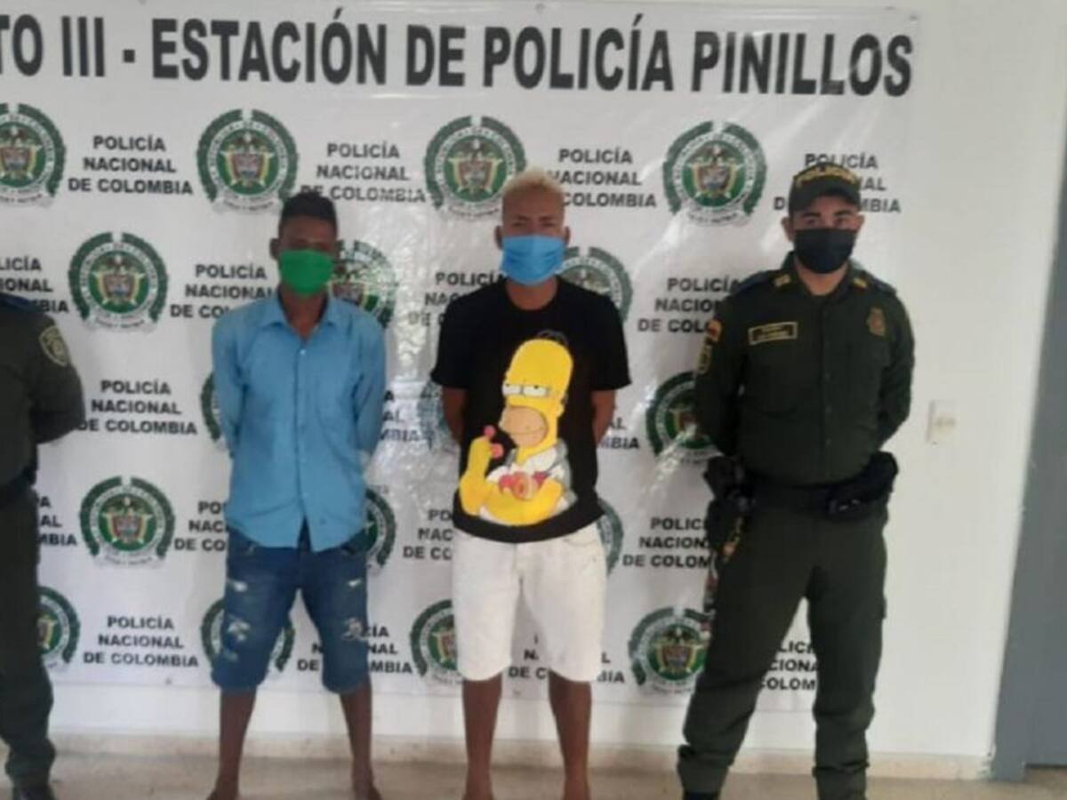 Capturados presuntos autores de un homicidio en Pinillos, Bolívar
