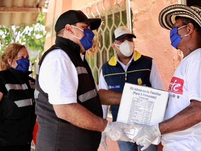 En Bolívar, municipios de la línea reciben asistencia alimentaria