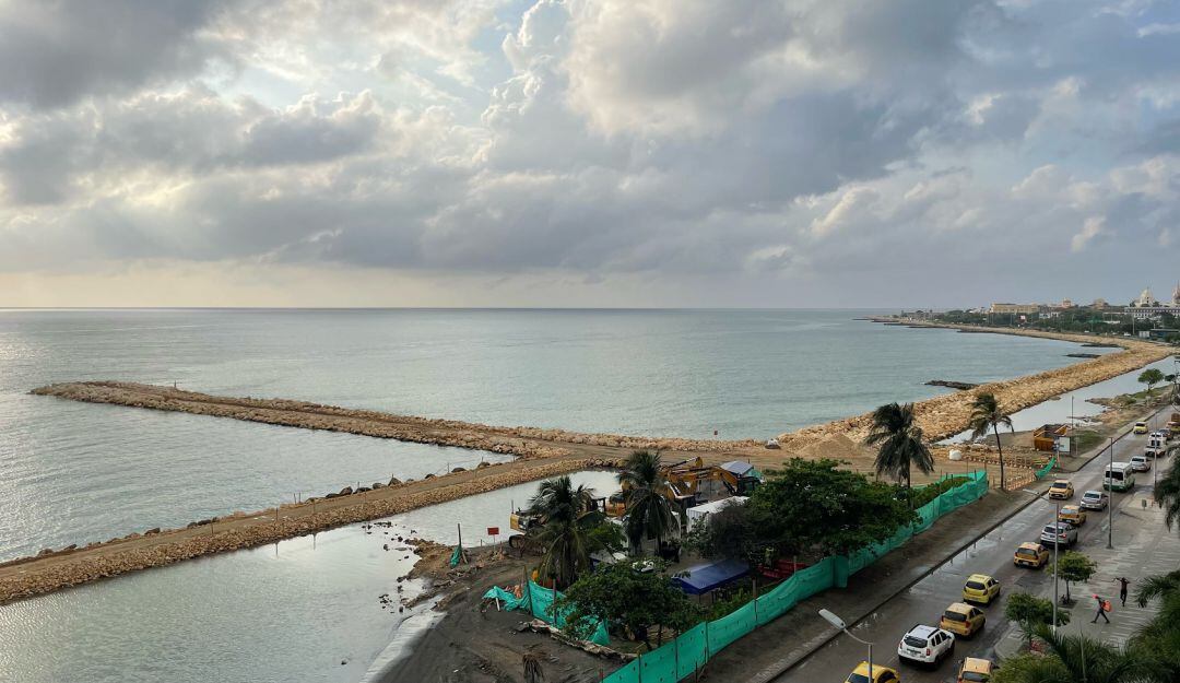 El tramo consta de 420 metros de playa, entre las calles 10 y 13 de ese sector turístico de Cartagena